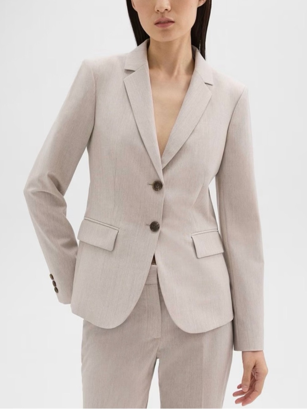 Theory Carissa Women’s Suit Blazer Jacket Lined Size 3 Preowned G2‎